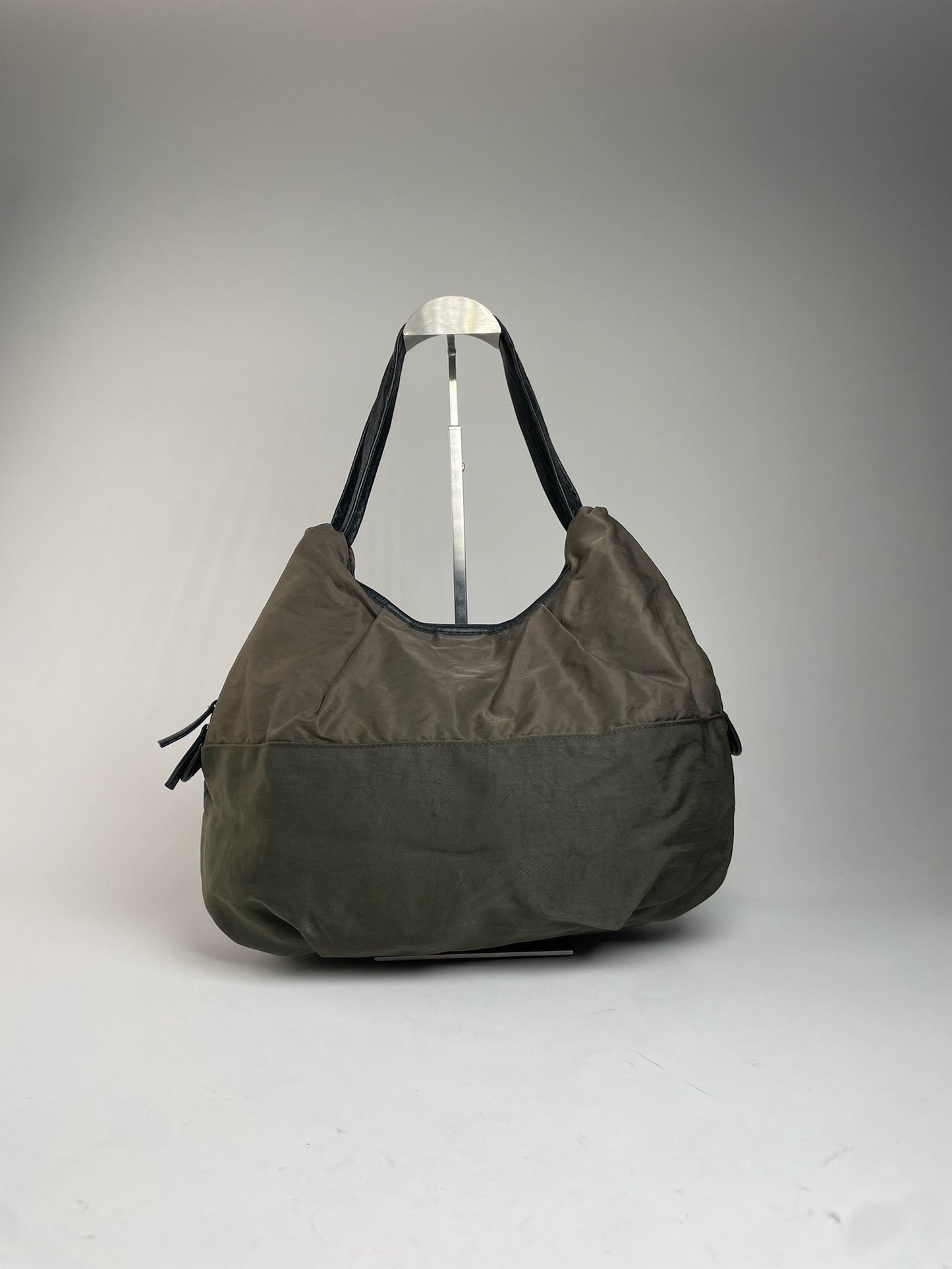 Vintage Yohji Yamamoto Y-Saccs Polyester Leather Handbag Brown Black