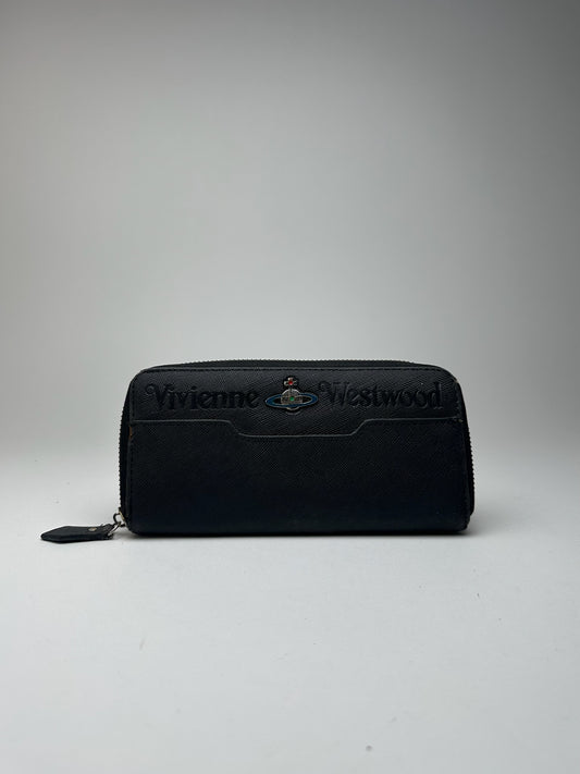 Vintage Vivienne Westwood leather wallet black