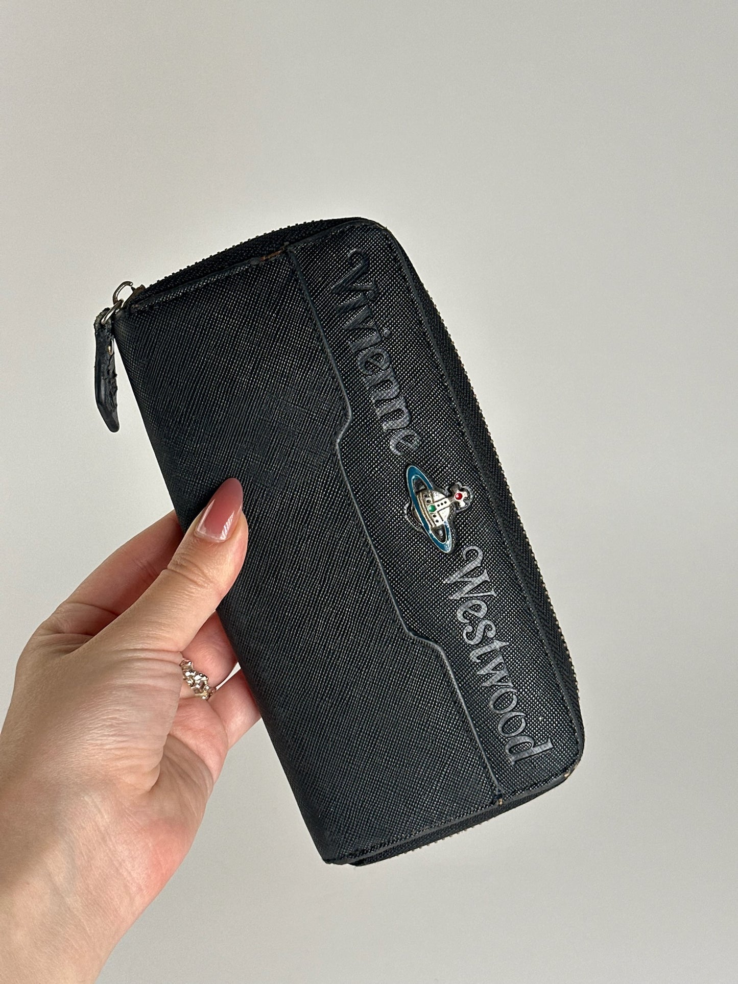 Vintage Vivienne Westwood leather wallet black