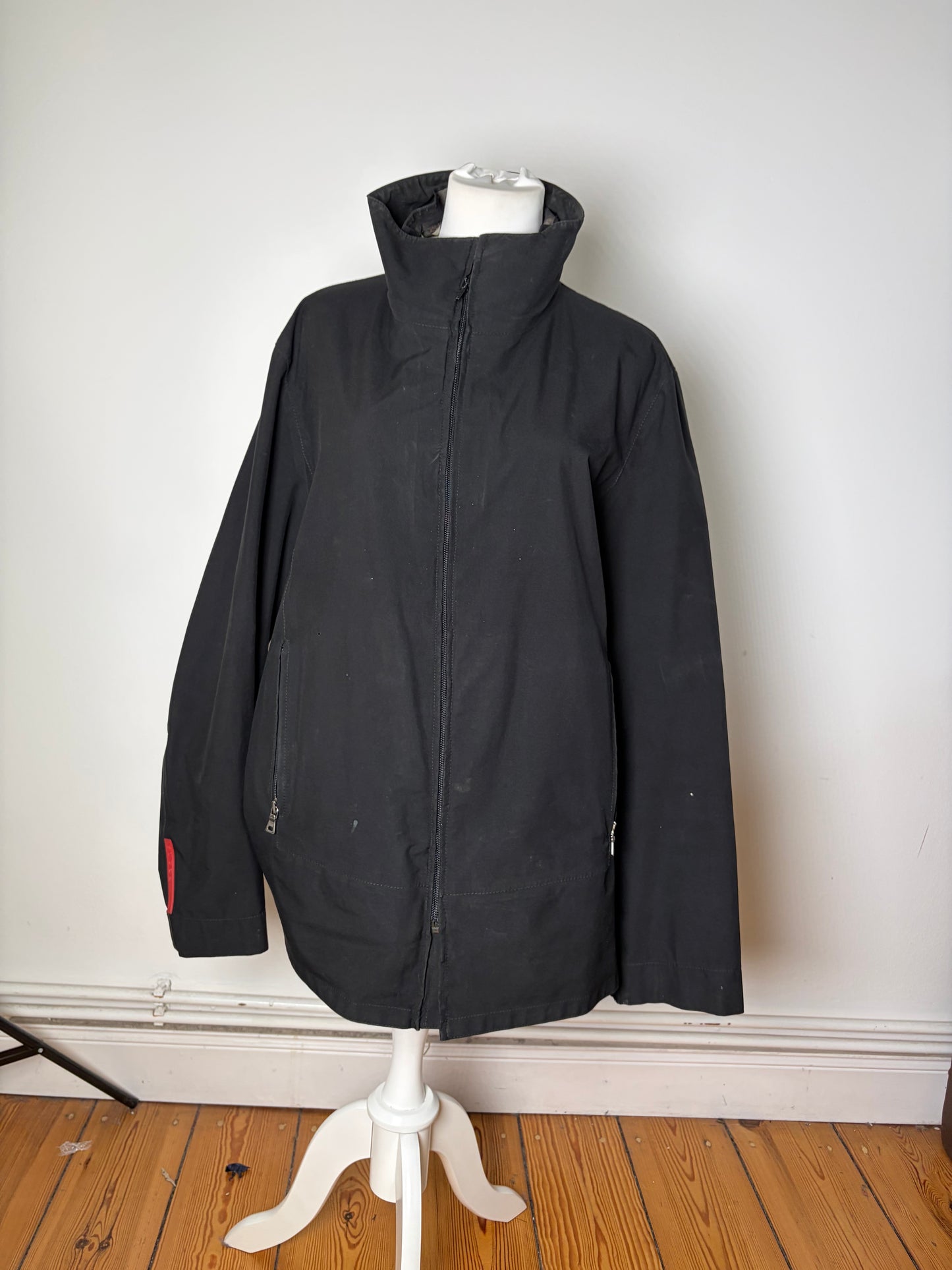 Vintage Prada Men's Nylon Jacket Black L