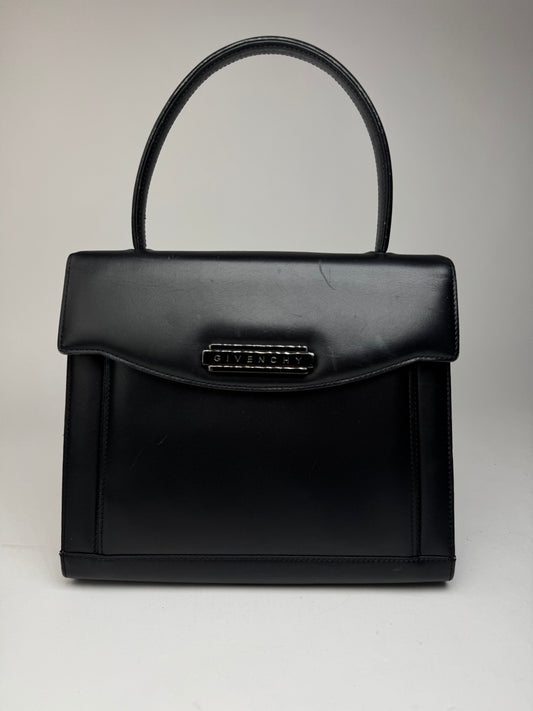 Sac vintage en cuir noir Givenchy