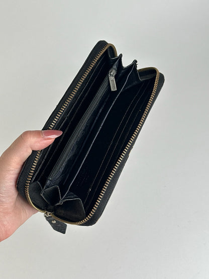 Vintage Vivienne Westwood leather wallet black