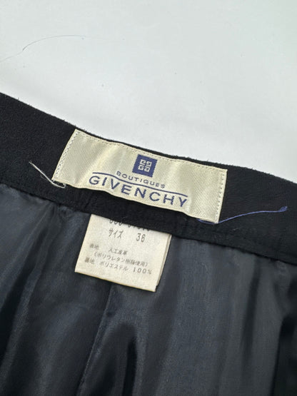 Vintage Givenchy Suede Pants Black 36/S