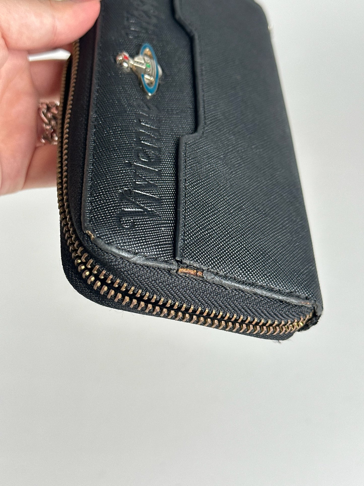 Vintage Vivienne Westwood leather wallet black