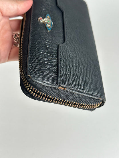 Vintage Vivienne Westwood leather wallet black