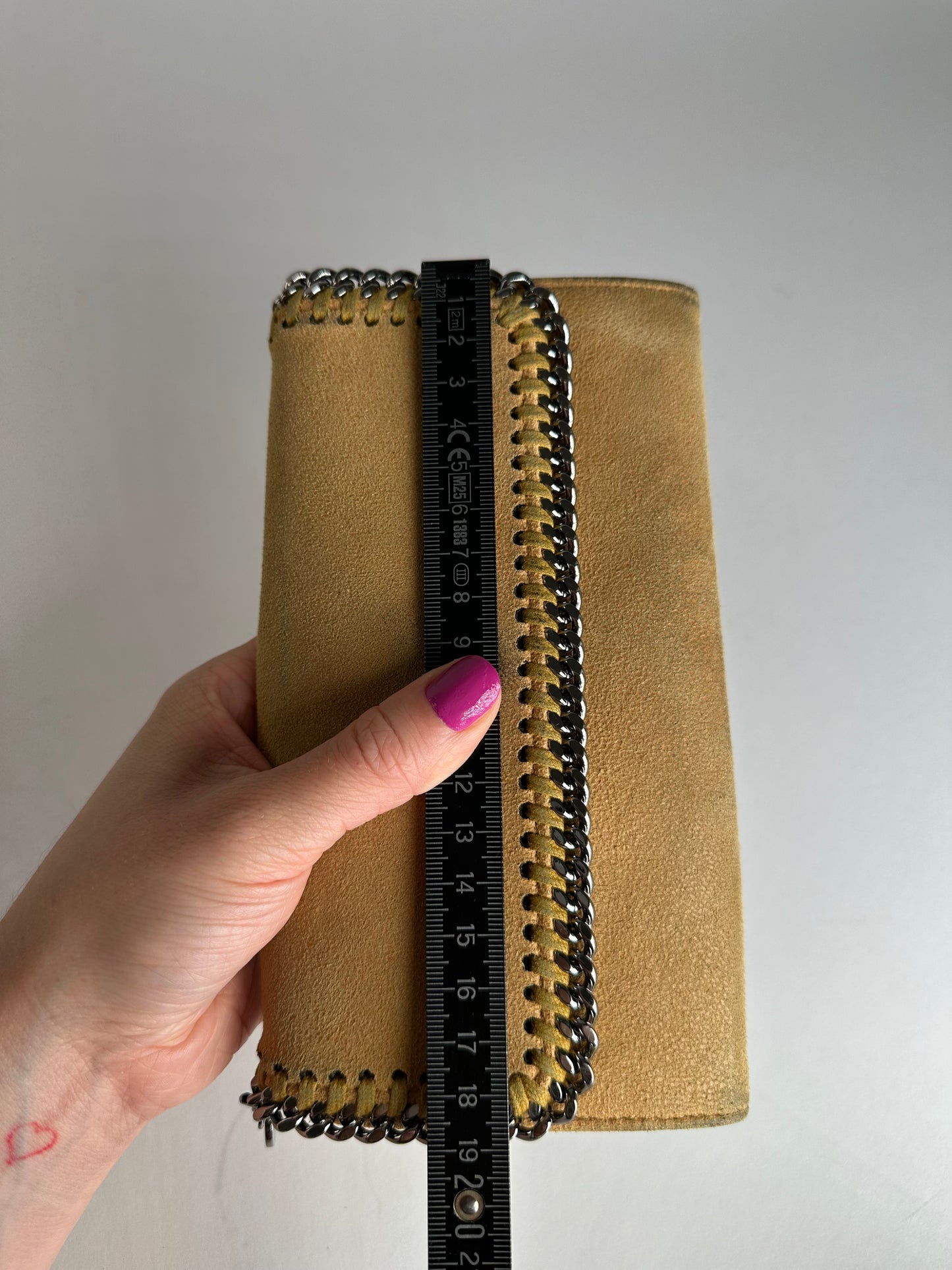 Vintage Stella Mc Cartney Vegan Leather Falabella Long Wallet Yellow