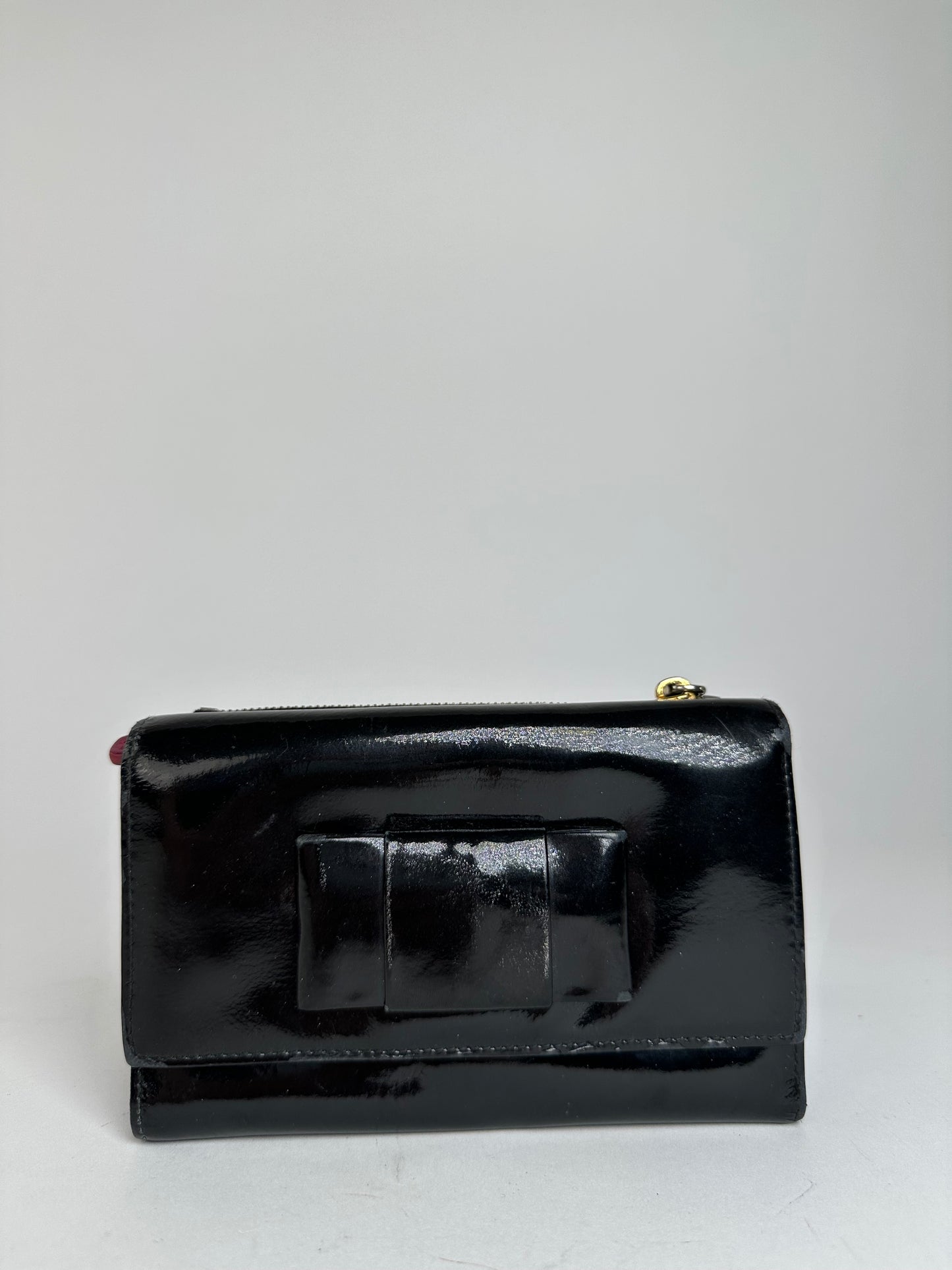 Vintage Miu Miu Patent Wallet Black