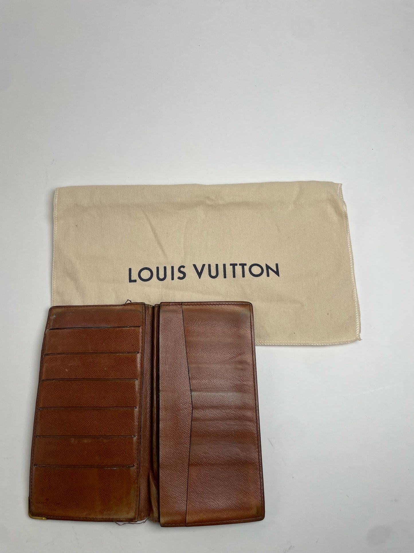 Vintage Louis Vuitton Leather Monogram ID Holder