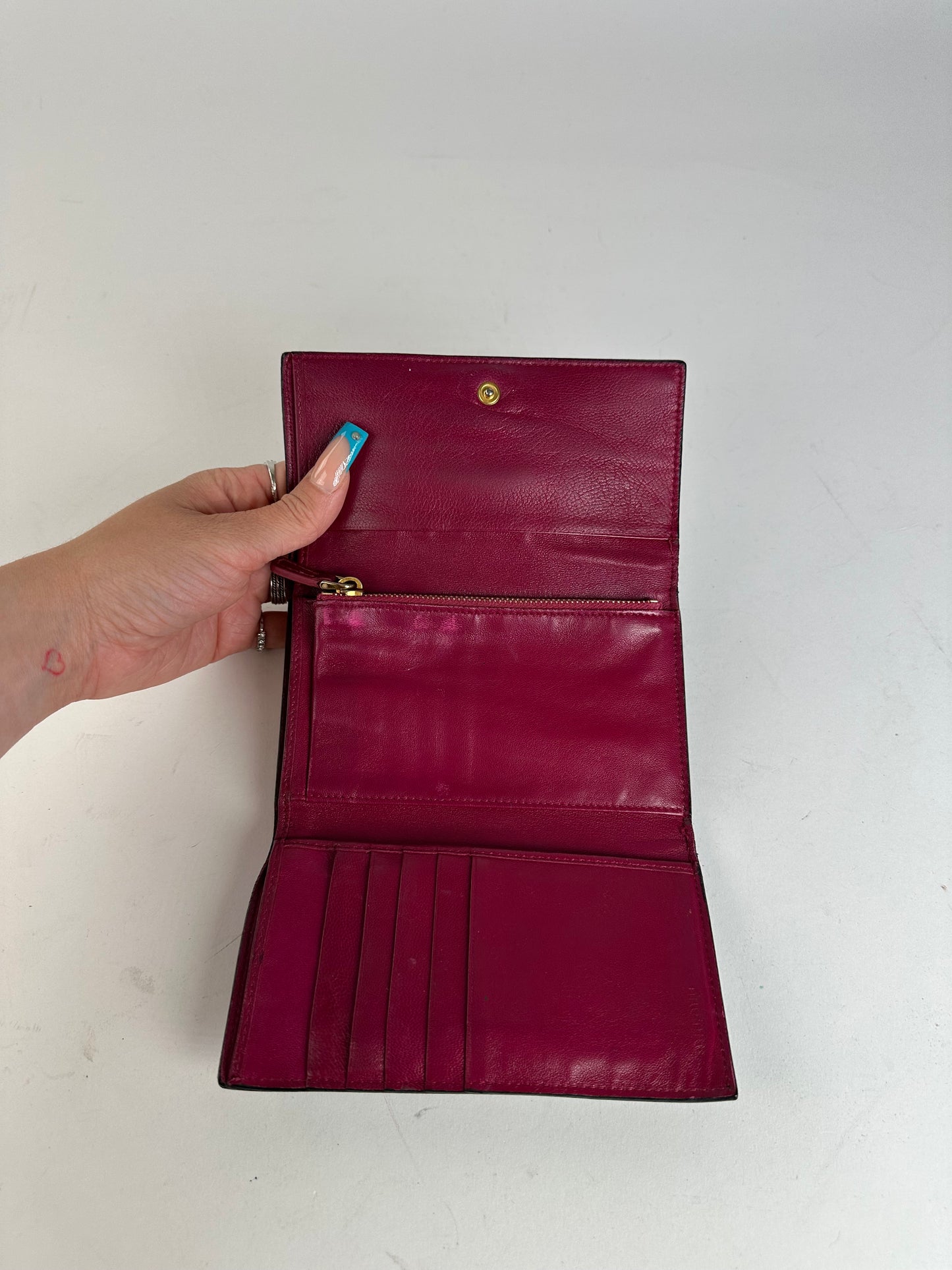 Vintage Miu Miu Patent Wallet Black