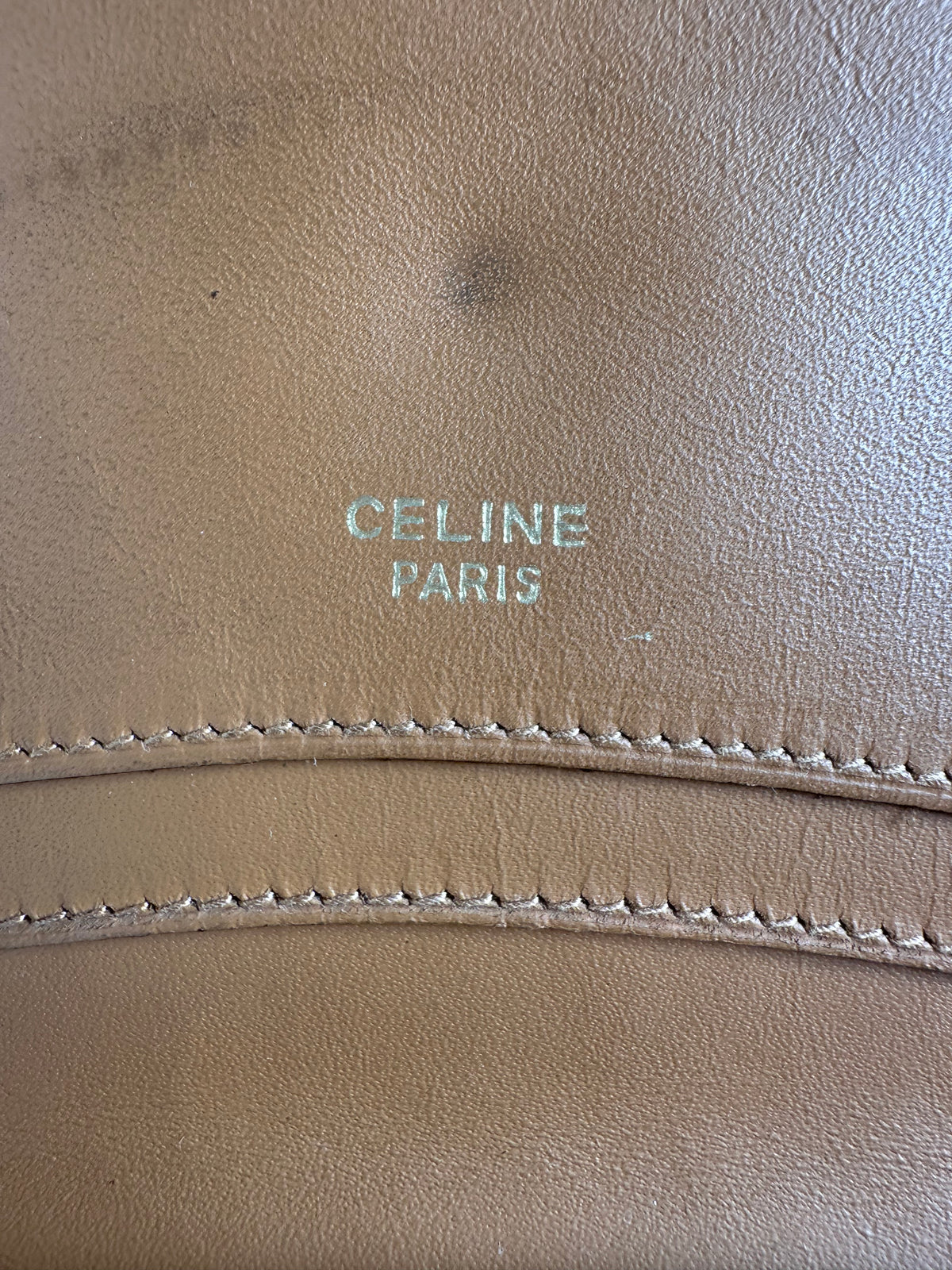 Vintage Celine Macadam Canvas Mini Wallet Late 1980s Brown Tan