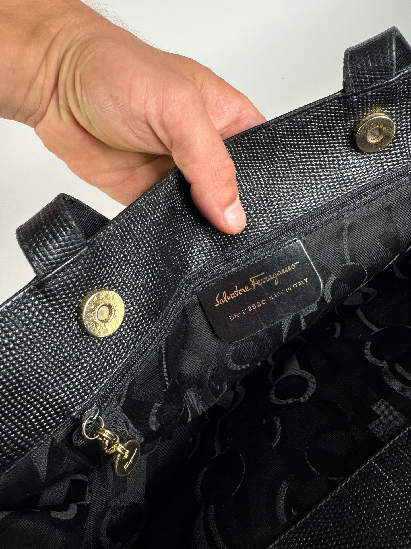 Sac vintage Salvatore Ferragamo noir