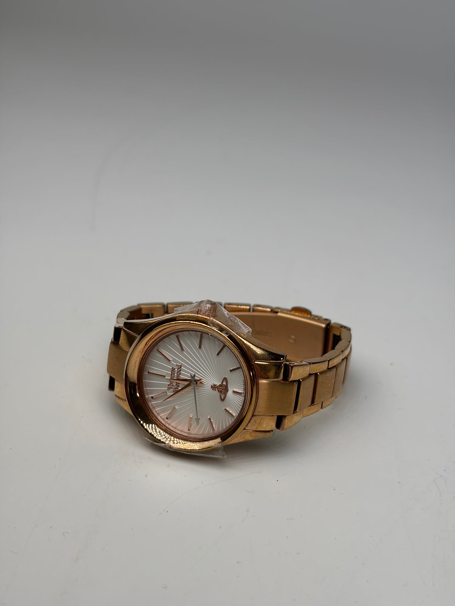 Vintage Vivienne Westwood Classic Bracelet Watch Rose Gold Silver