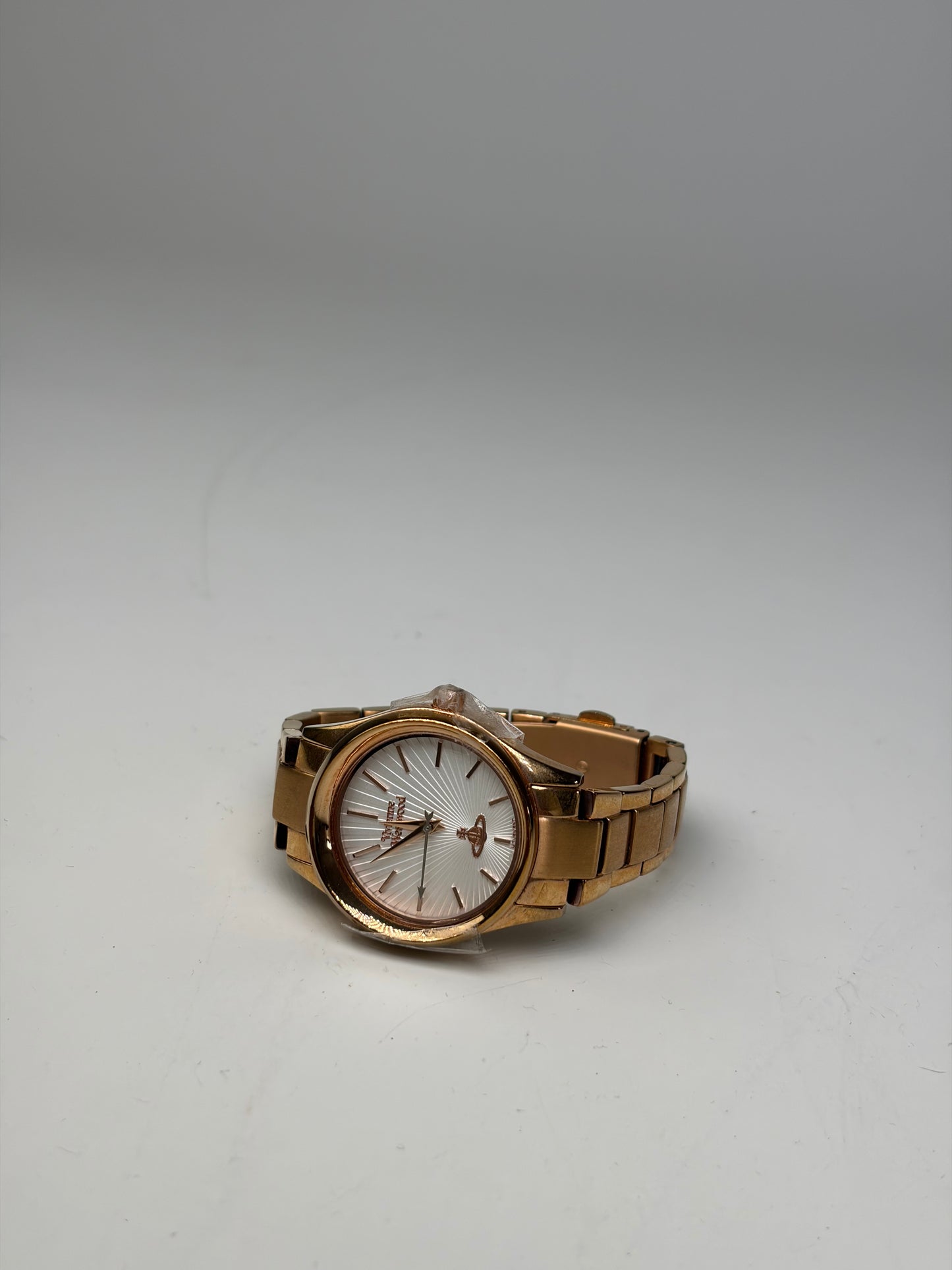 Vintage Vivienne Westwood Classic Bracelet Watch Rose Gold Silver