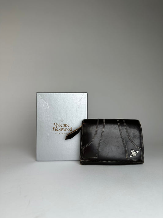 Vintage Vivienne Westwood Leather Wallet Black