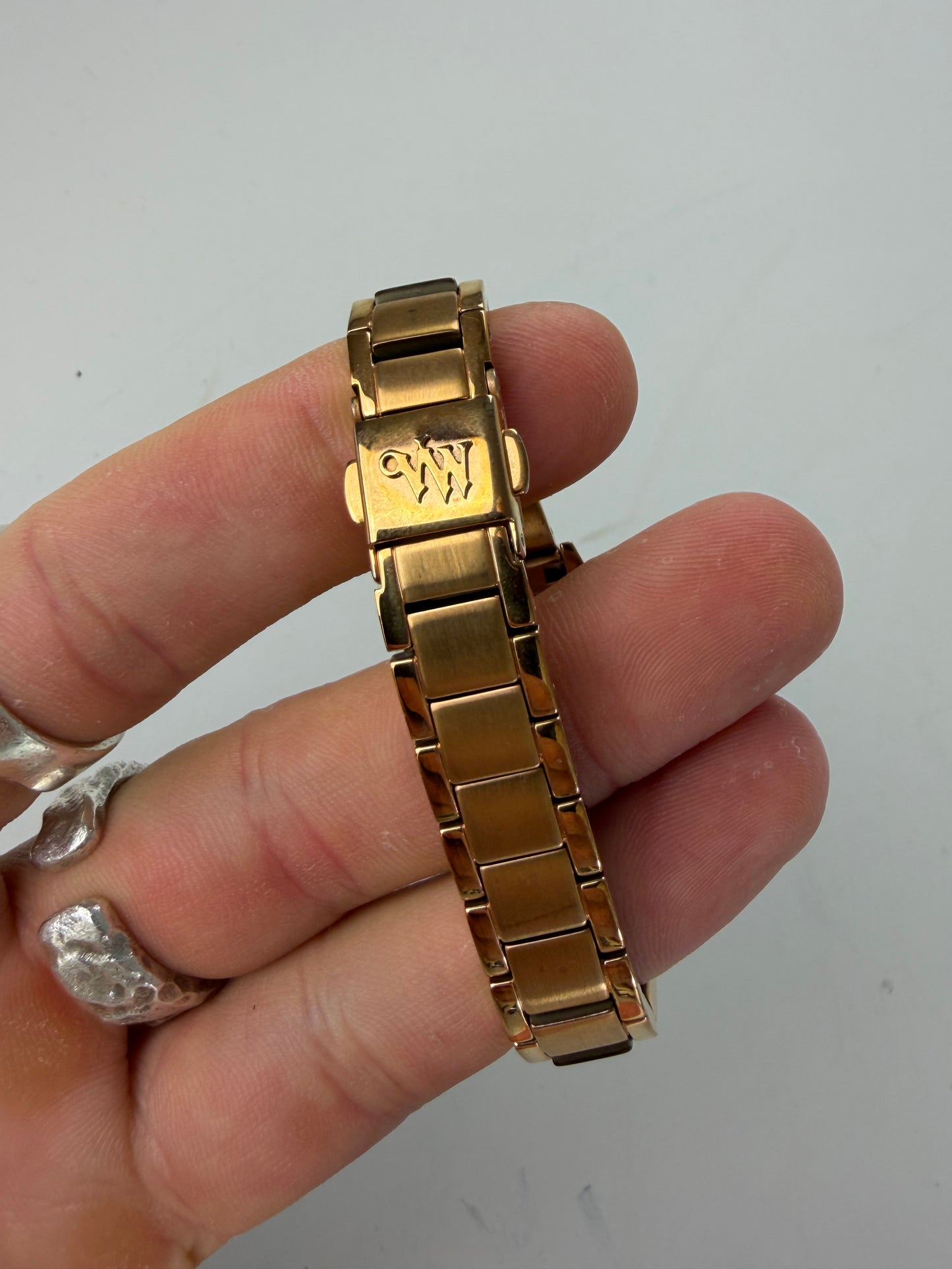 Vintage Vivienne Westwood Classic Bracelet Watch Rose Gold Silver