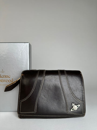 Vintage Vivienne Westwood Leather Wallet Black