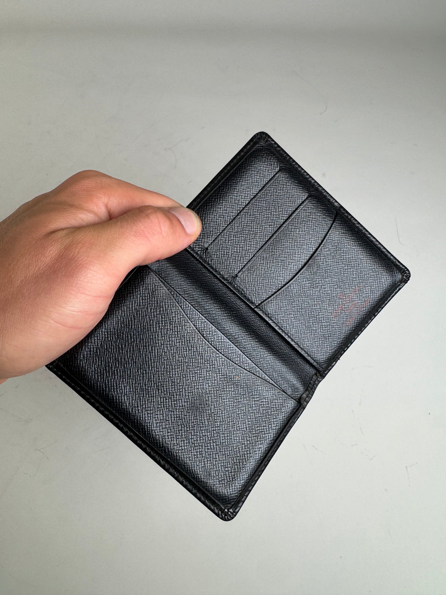 Vintage Louis Vuitton Epi Leather Wallet Black