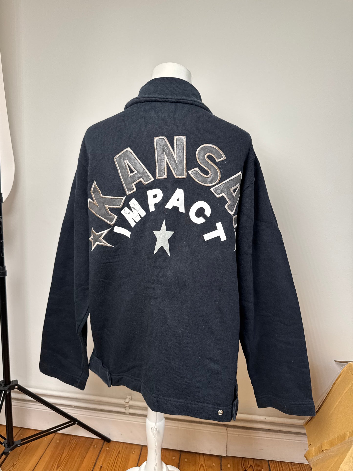 Vintage Kansai Yamamoto Jacket cotton Navy L