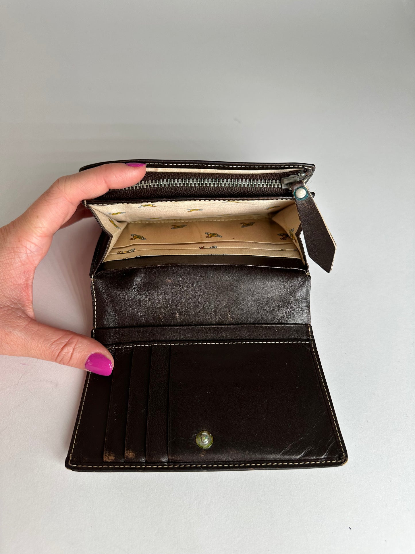Vintage Vivienne Westwood Leather Wallet Black