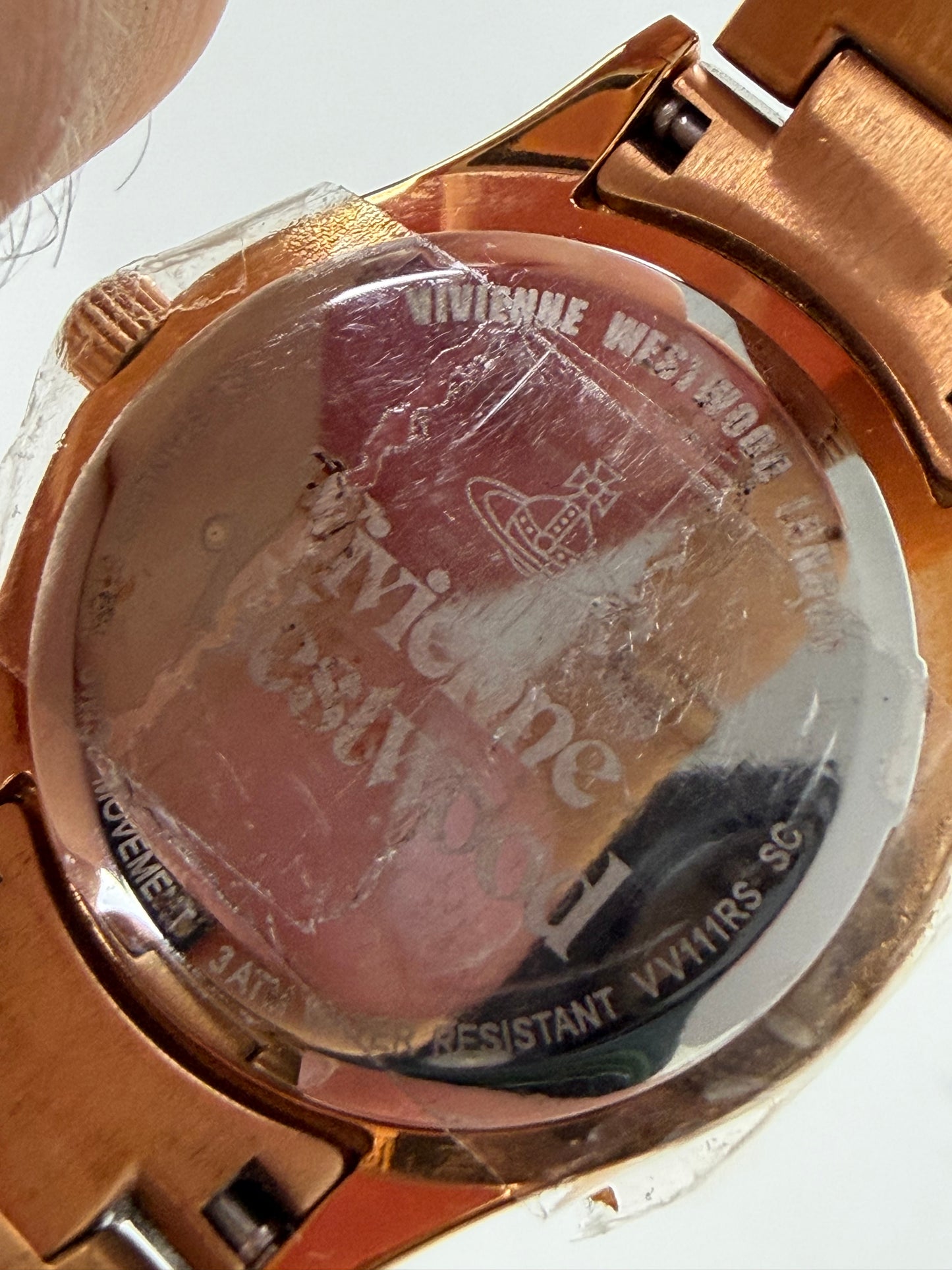 Vintage Vivienne Westwood Classic Bracelet Watch Rose Gold Silver