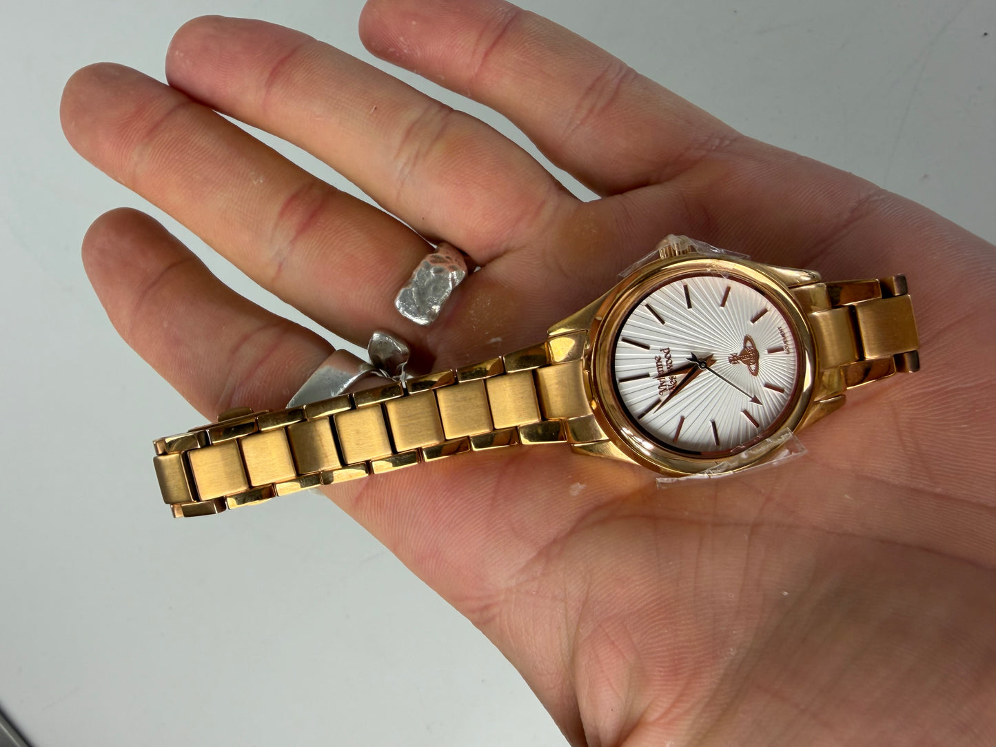 Vintage Vivienne Westwood Classic Bracelet Watch Rose Gold Silver