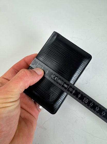 Vintage Louis Vuitton Epi Leather Wallet Black