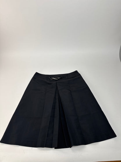 Vintage Celine Polyester skirt black 40