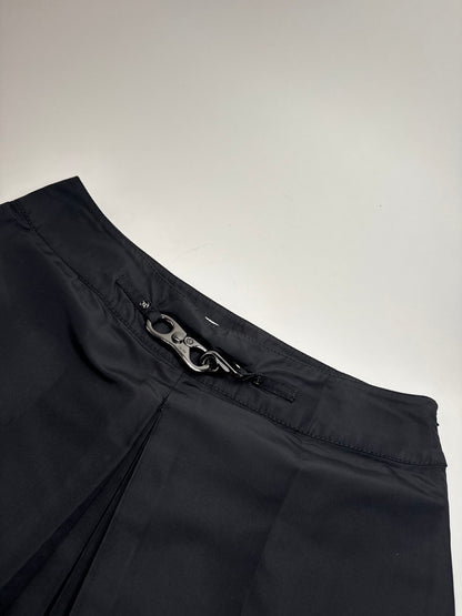 Vintage Celine Polyester skirt black 40
