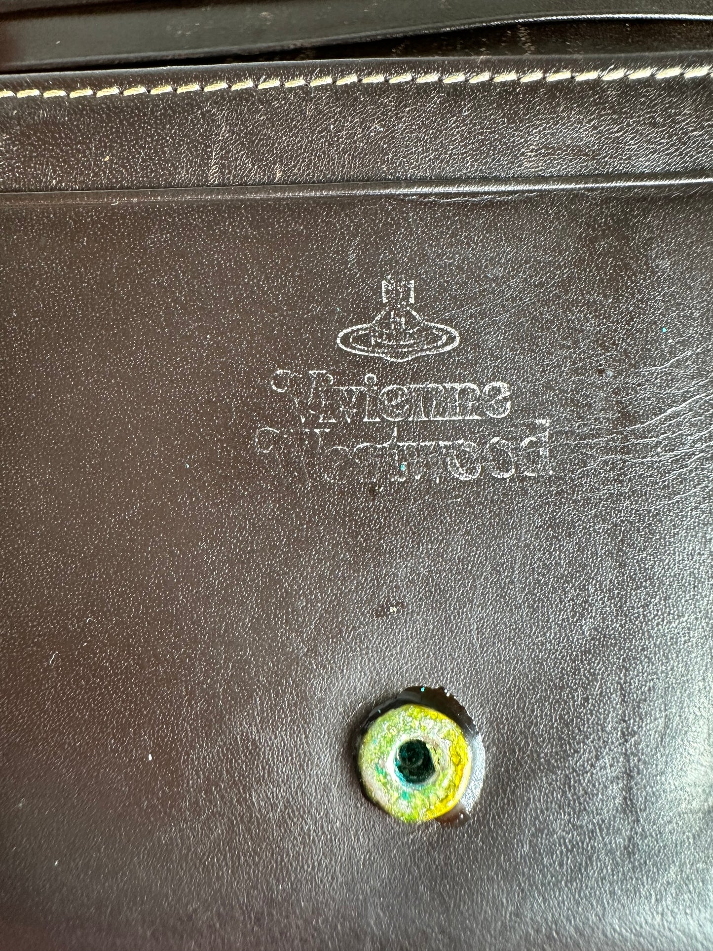 Vintage Vivienne Westwood Leather Wallet Black
