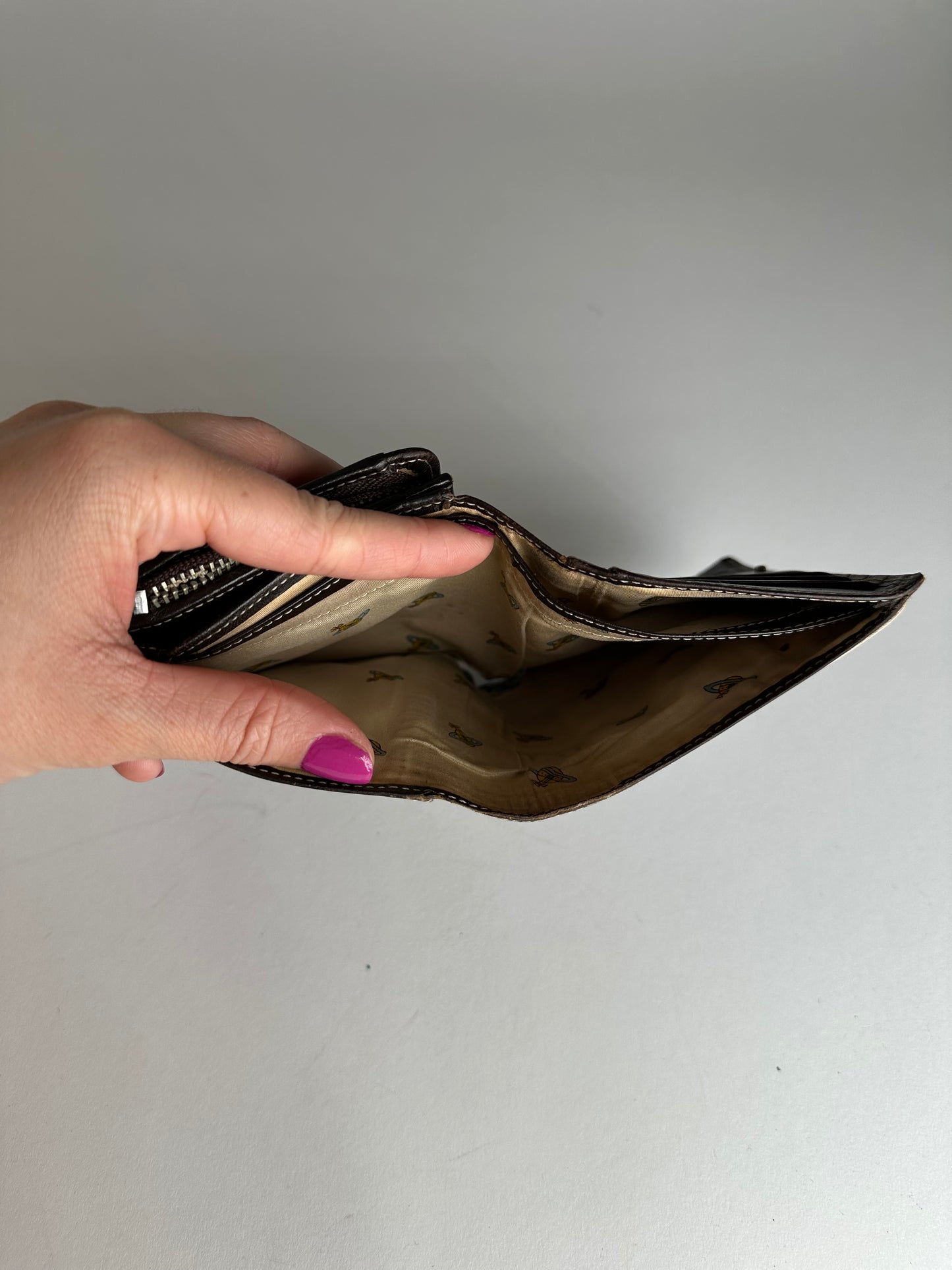 Vintage Vivienne Westwood Leather Wallet Black