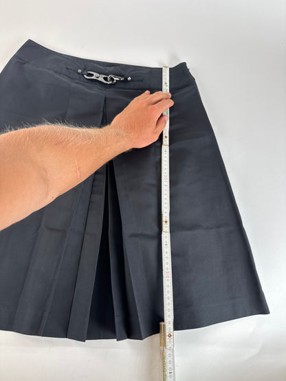 Vintage Celine Polyester skirt black 40