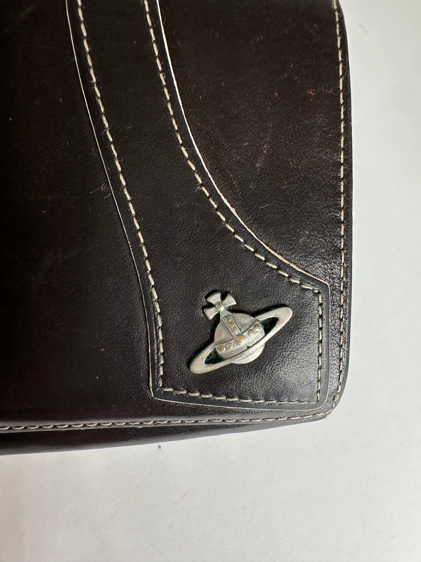 Vintage Vivienne Westwood Leather Wallet Black