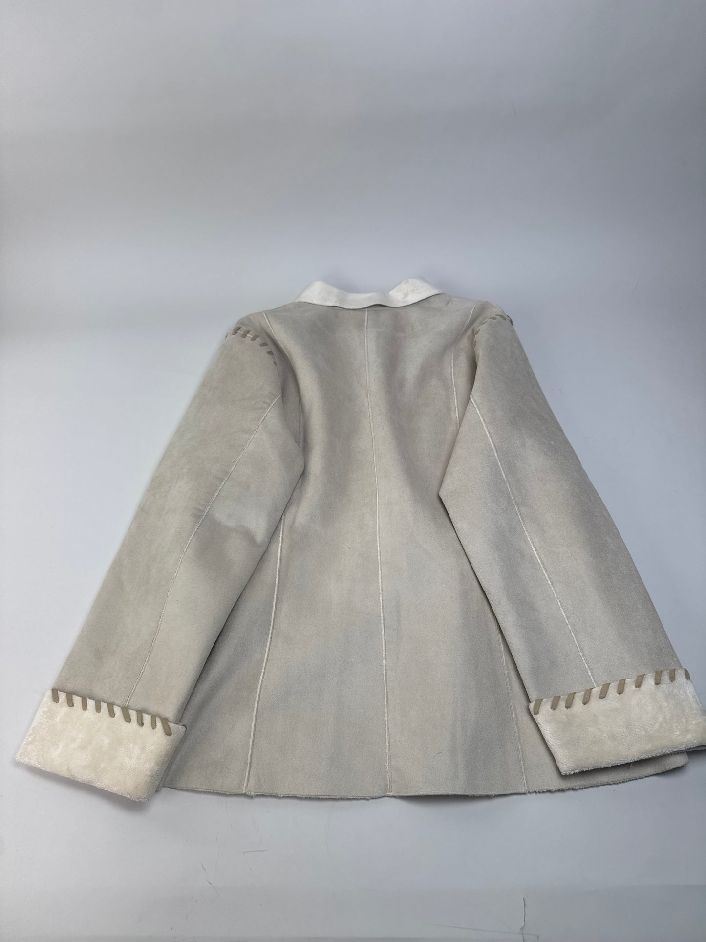 Vintage Kansai Yamamoto Suede Jacket Cream M
