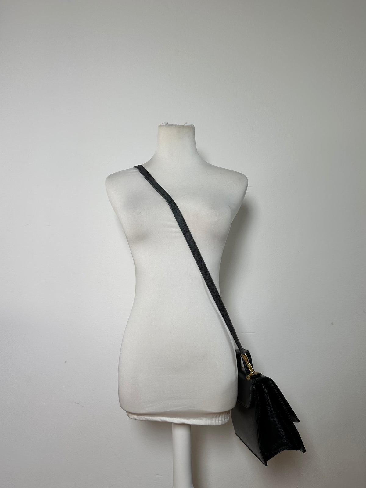 Vintage Givenchy 4G Logo Pebbled Leather Top-Handle Bag c. Late 1970s Black