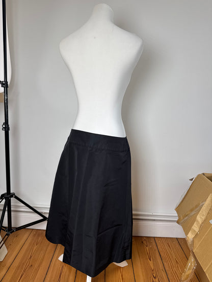 Vintage Celine Polyester skirt black 40