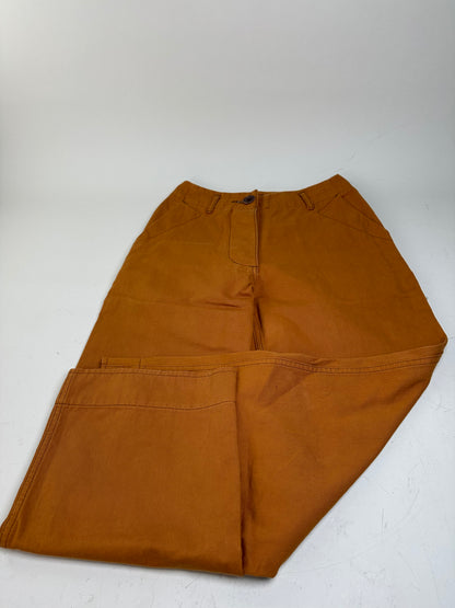 Vintage Vivienne Westwood Cotton Blend Trousers Rust S