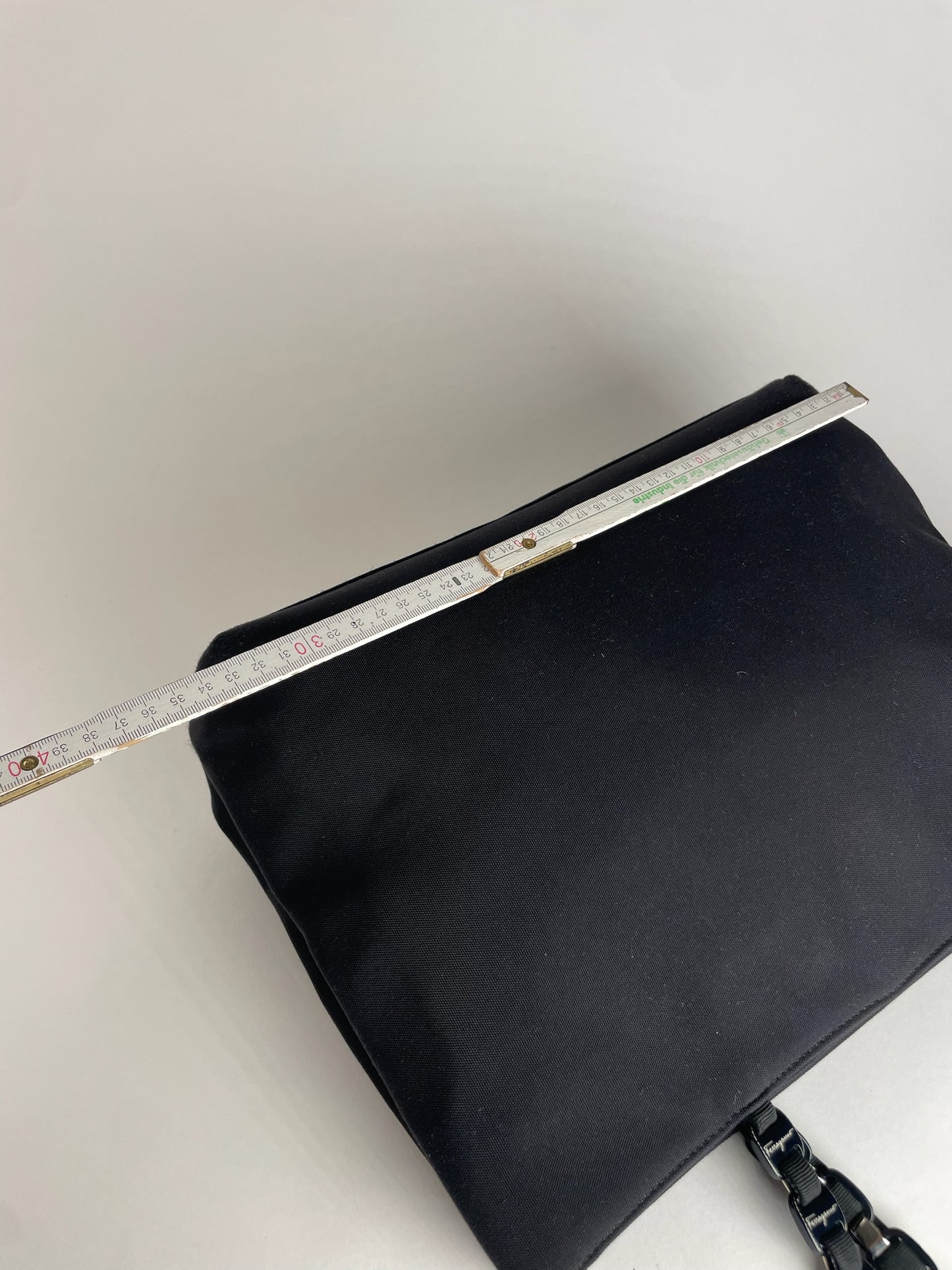 Vintage Salvatore Ferragamo Polyester Handbag Black