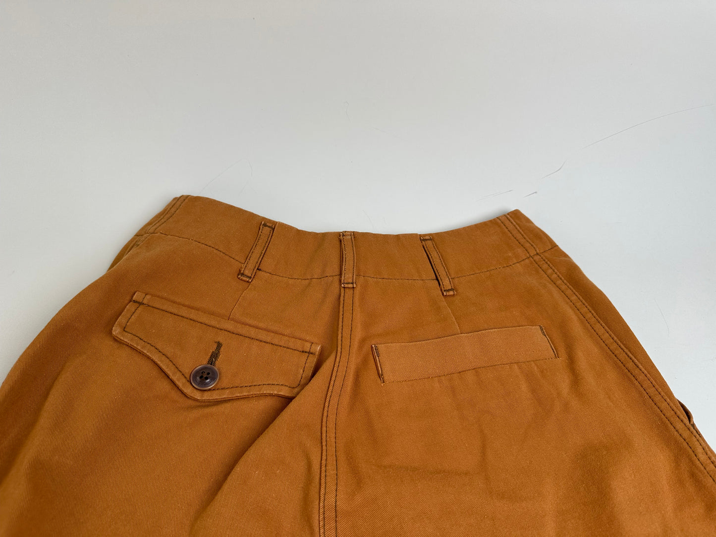 Vintage Vivienne Westwood Cotton Blend Trousers Rust S
