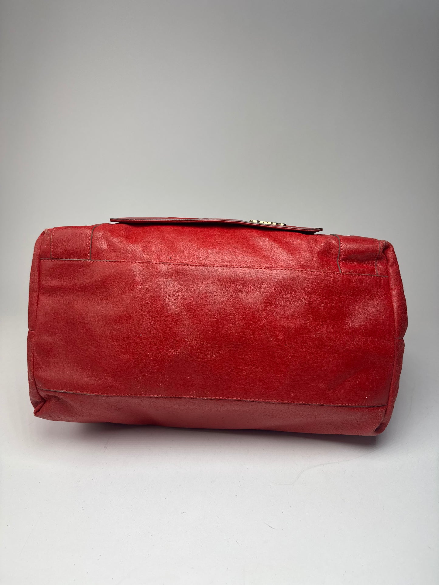 Vintage Chloe Leather Handbag Red