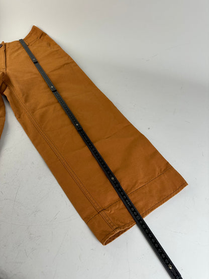 Vintage Vivienne Westwood Cotton Blend Trousers Rust S