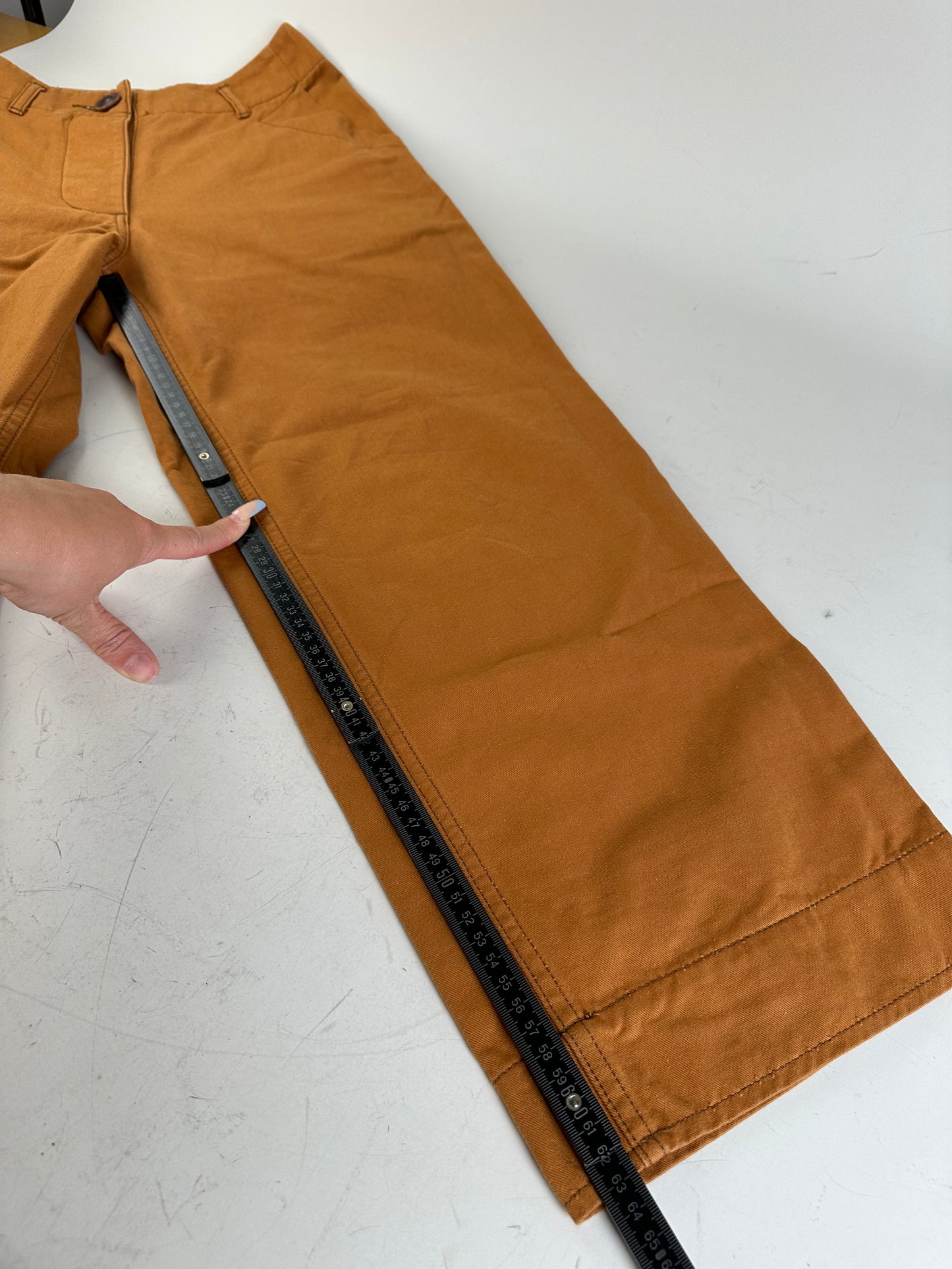 Vintage Vivienne Westwood Cotton Blend Trousers Rust S