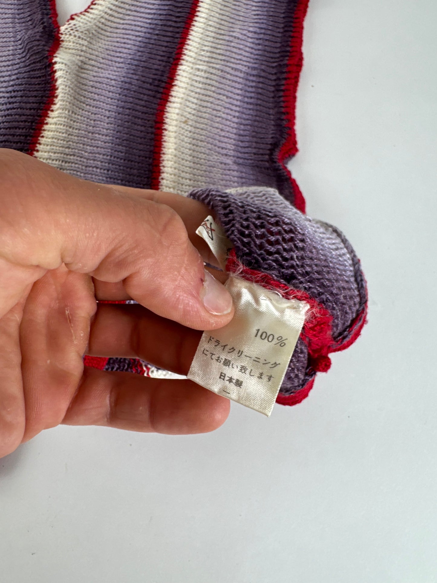 Vintage Kansai Yamamoto Top one size wool