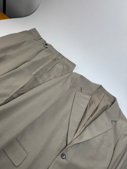 Vintage Dior Wool Suit Grey L