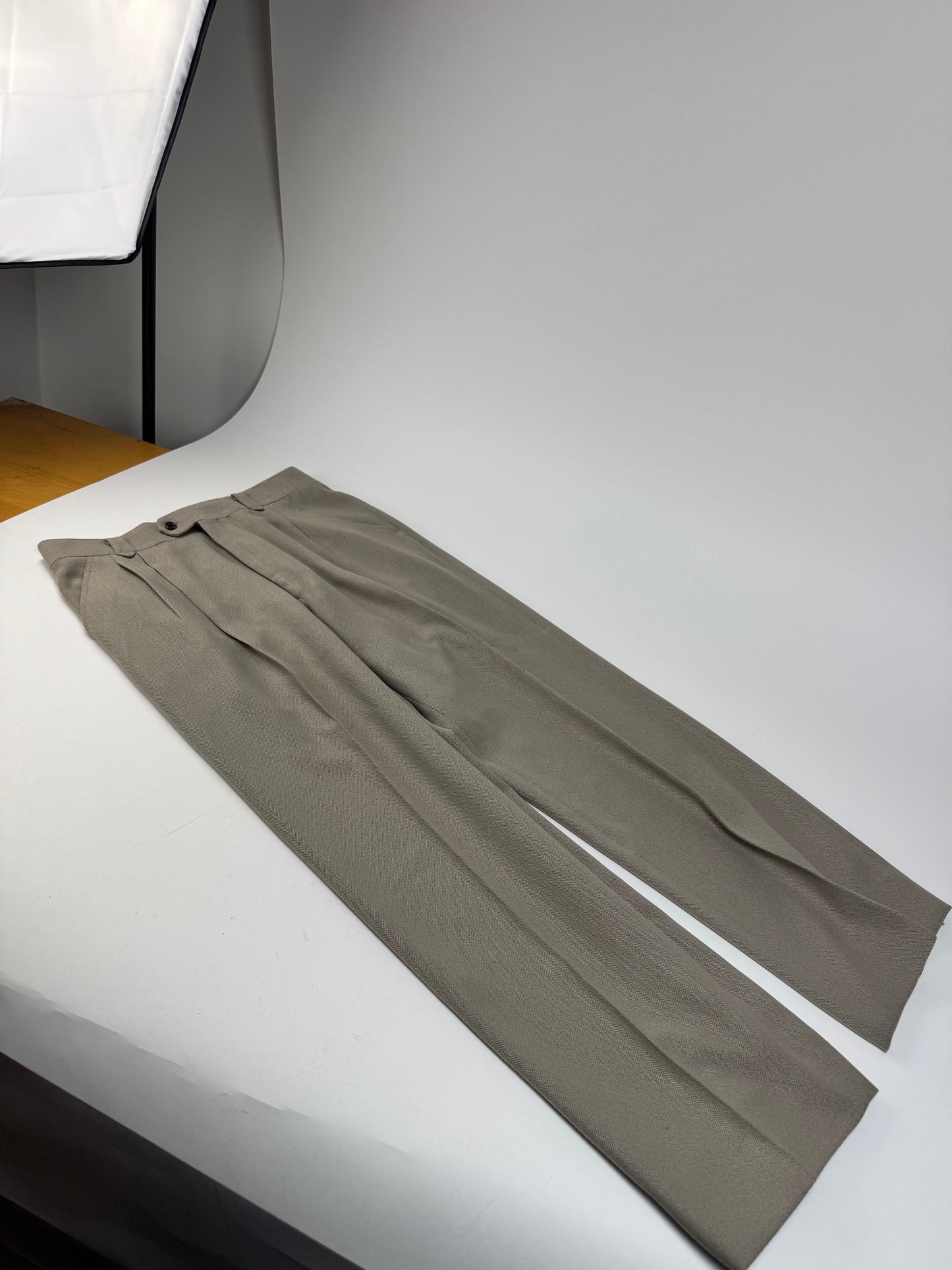 Vintage Dior Wool Suit Grey L