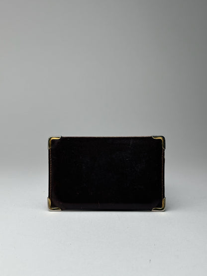 Vintage Givenchy leather Card holder brown