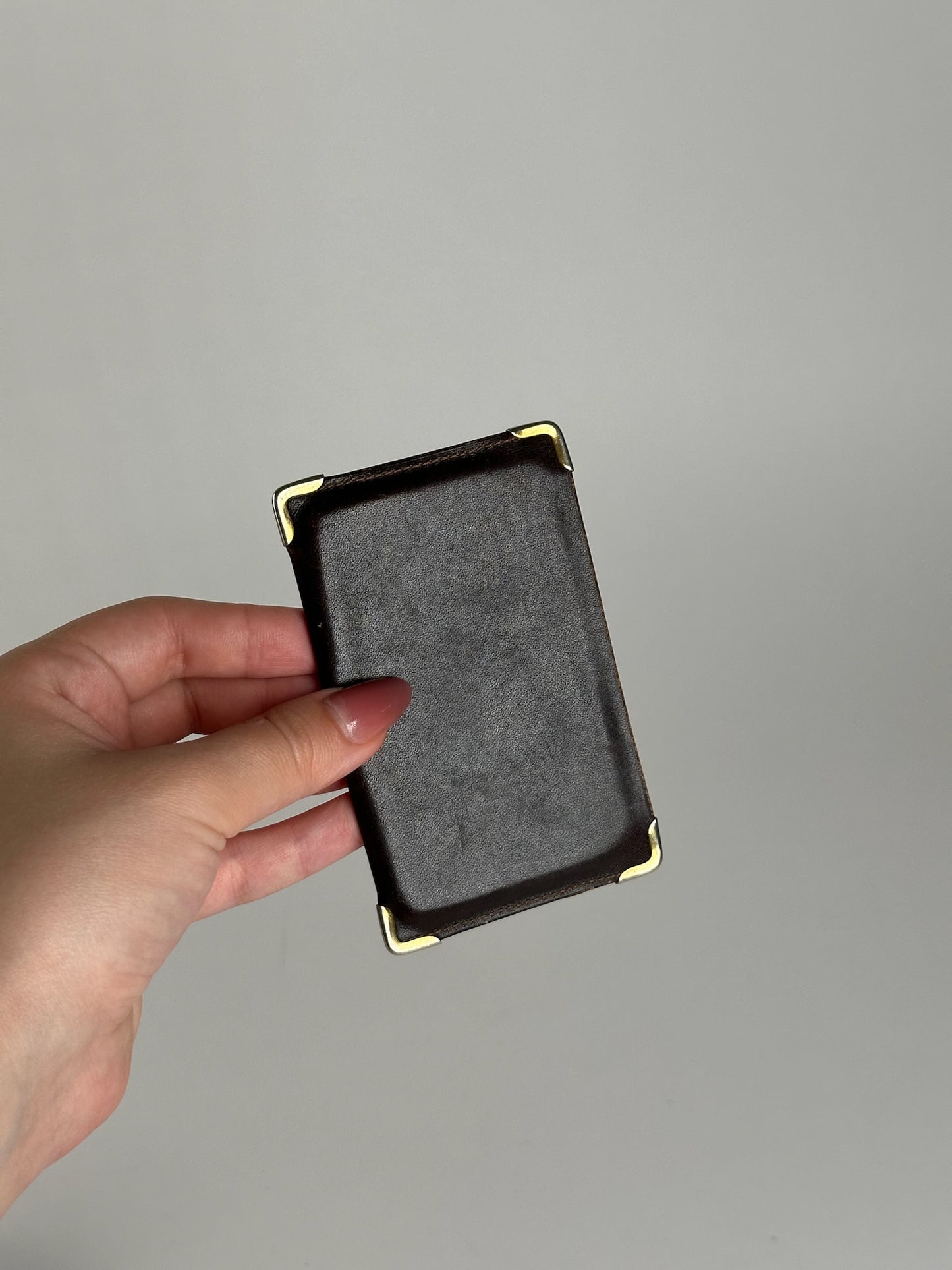 Vintage Givenchy leather Card holder brown