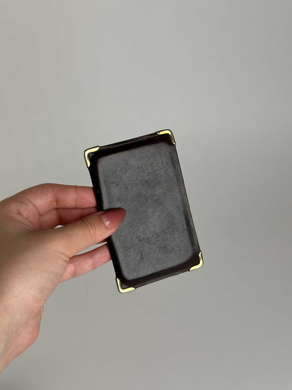 Vintage Givenchy leather Card holder brown