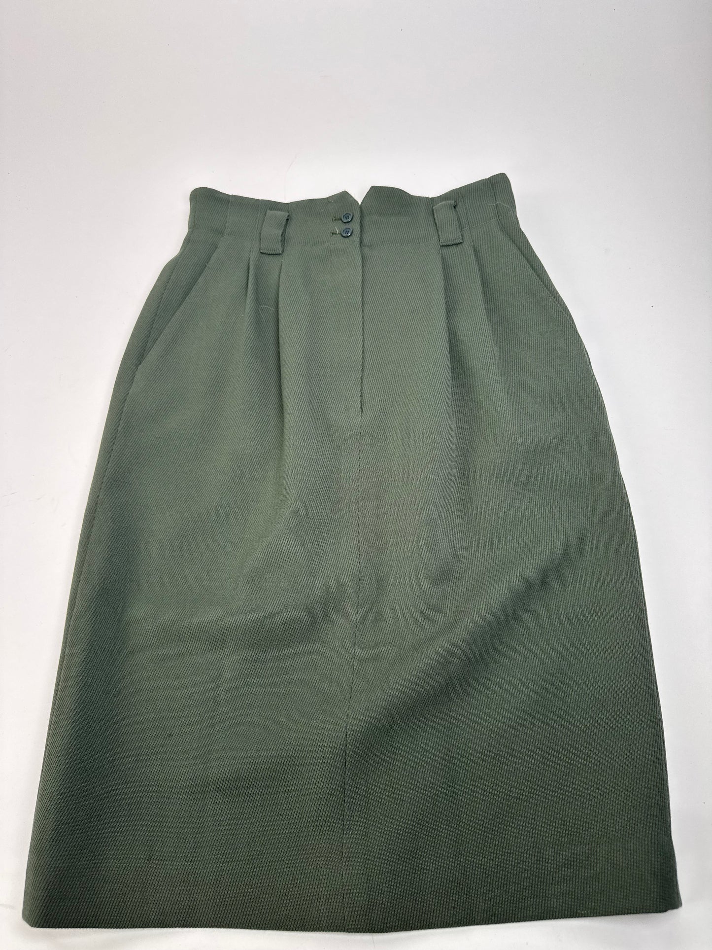 Vintage Dior Wool skirt Green M