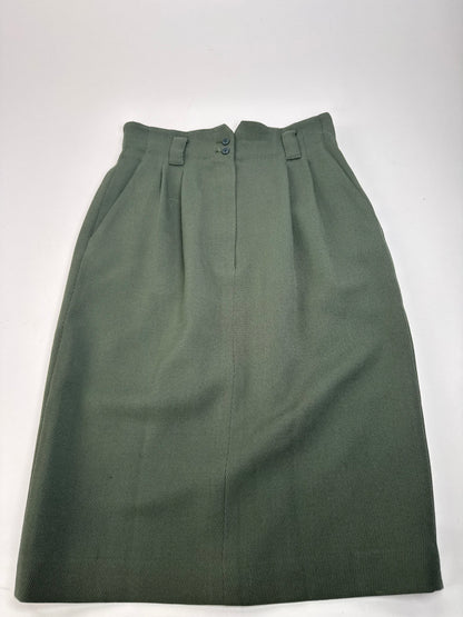 Vintage Dior Wool skirt Green M