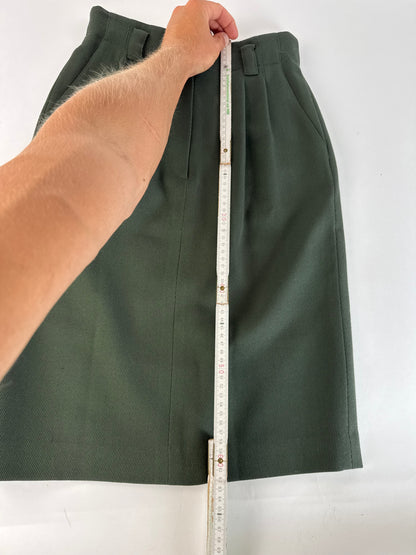 Vintage Dior Wool skirt Green M